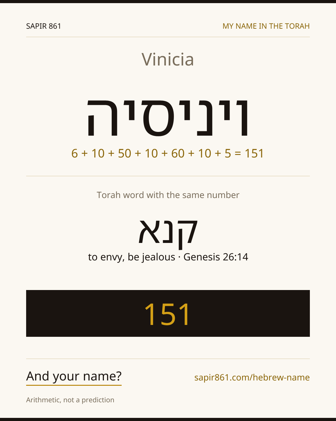 Vinicia — ויניסיה