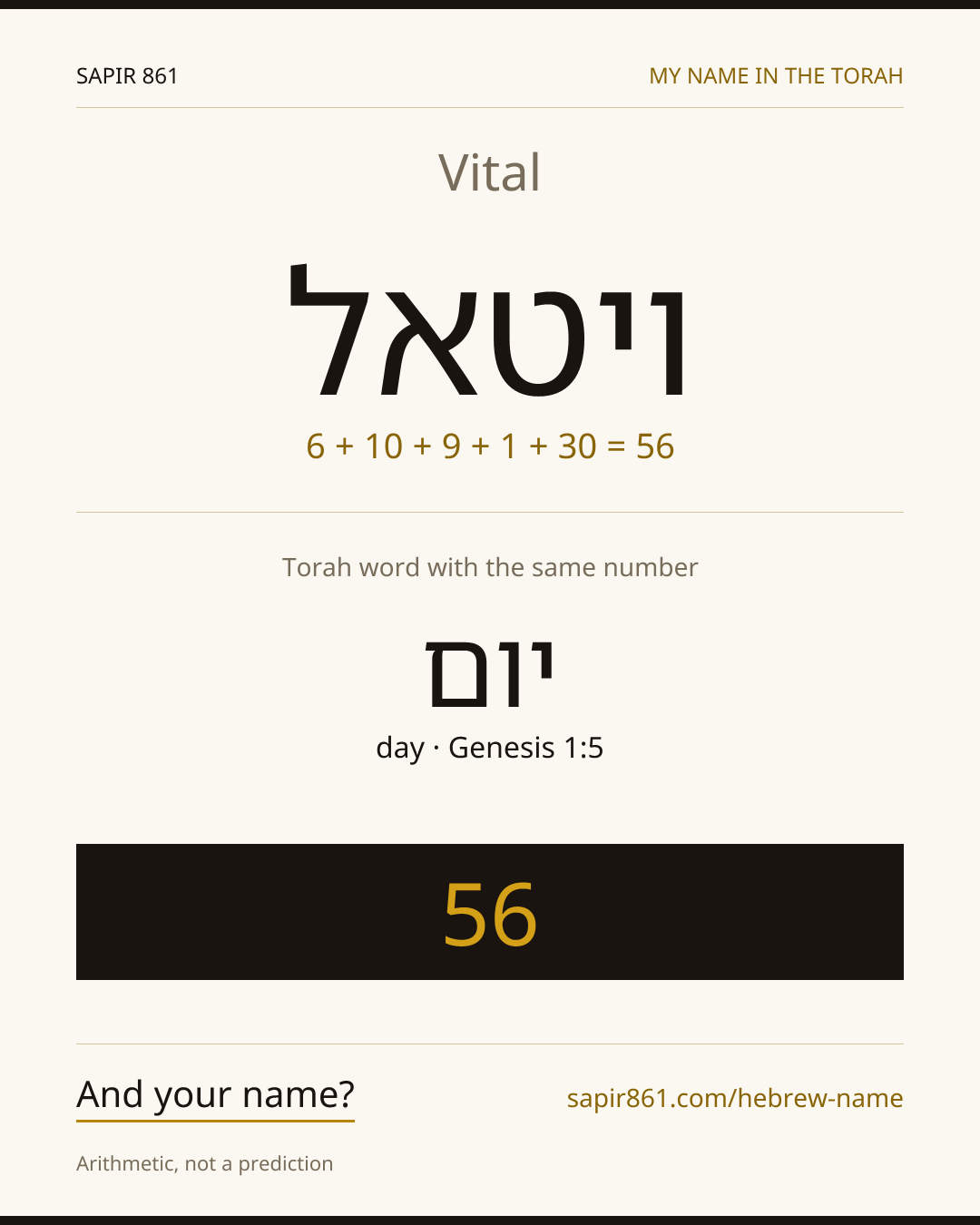 Vital — ויטאל