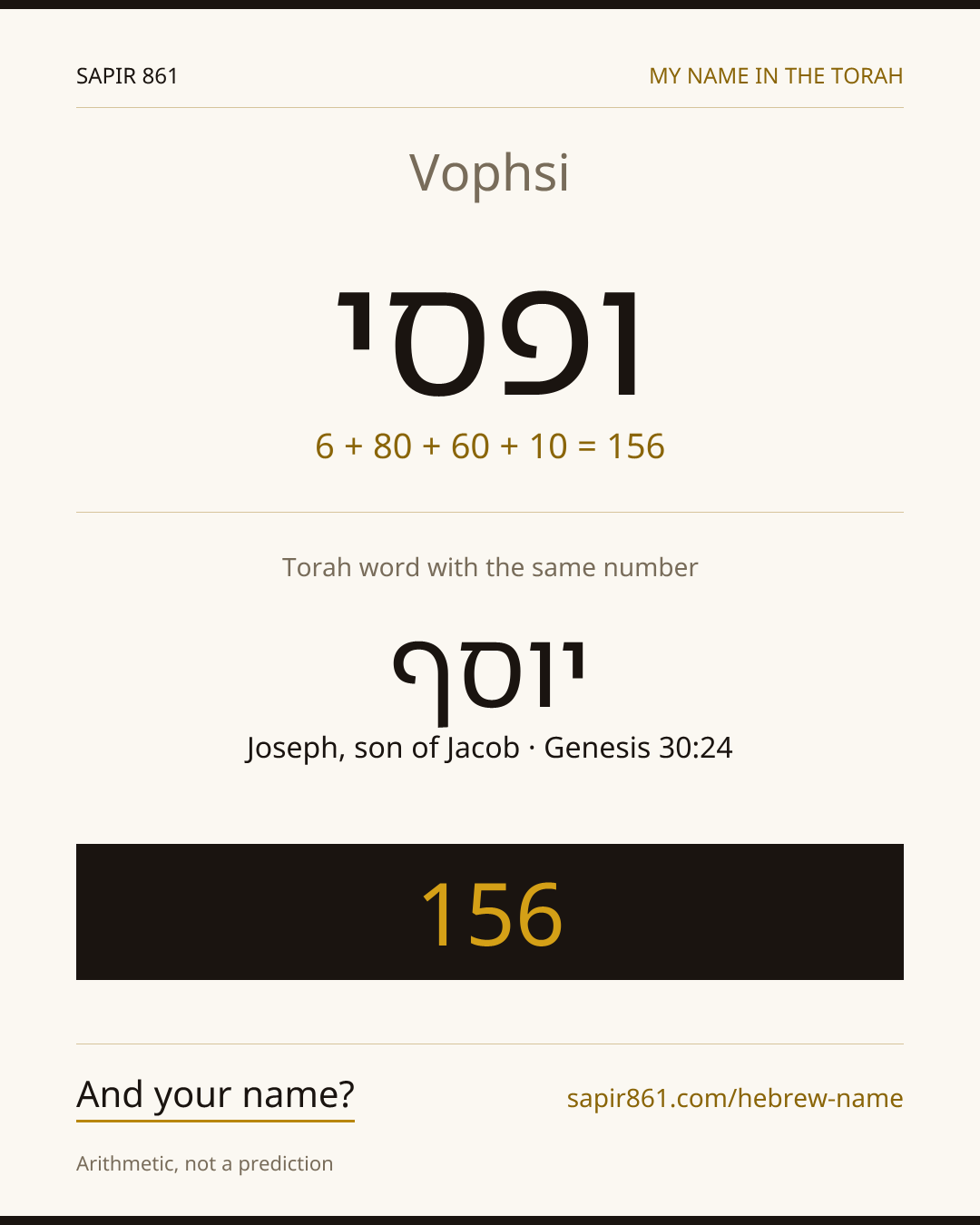 Vophsi — ופסי