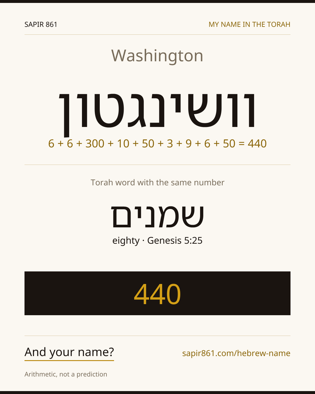 Washington — וושינגטון