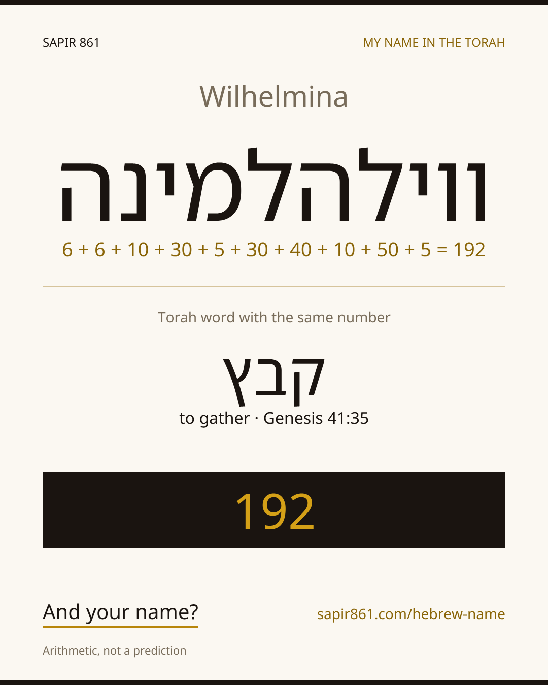 Wilhelmina — ווילהלמינה