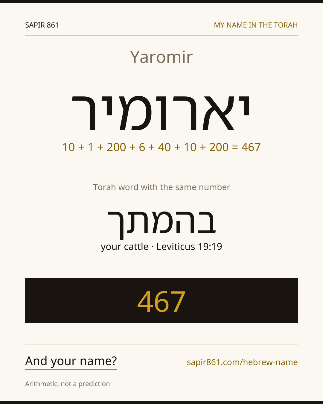 Yaromir — יארומיר