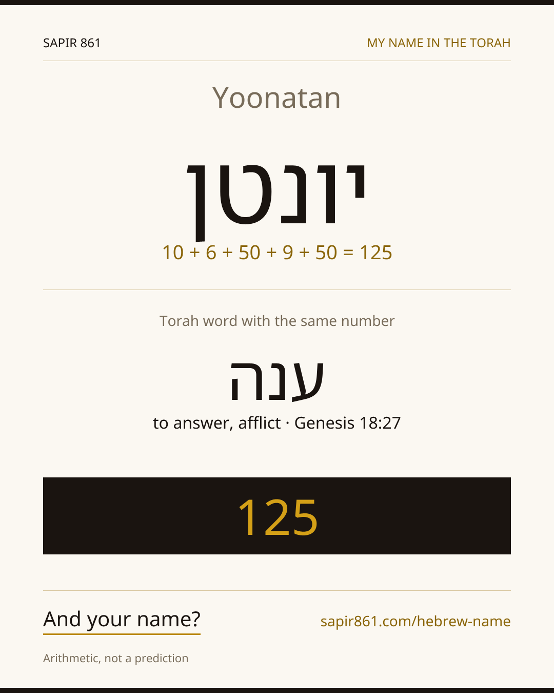 Yoonatan — יונטן