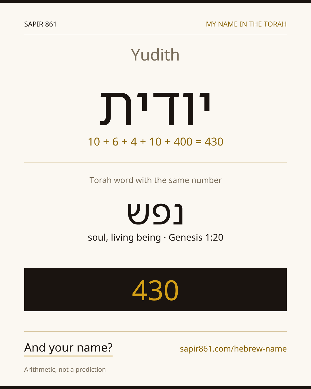 Yudith — יודית
