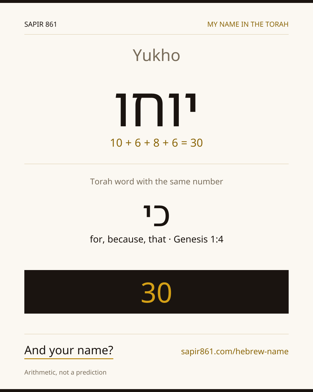 Yukho — יוחו