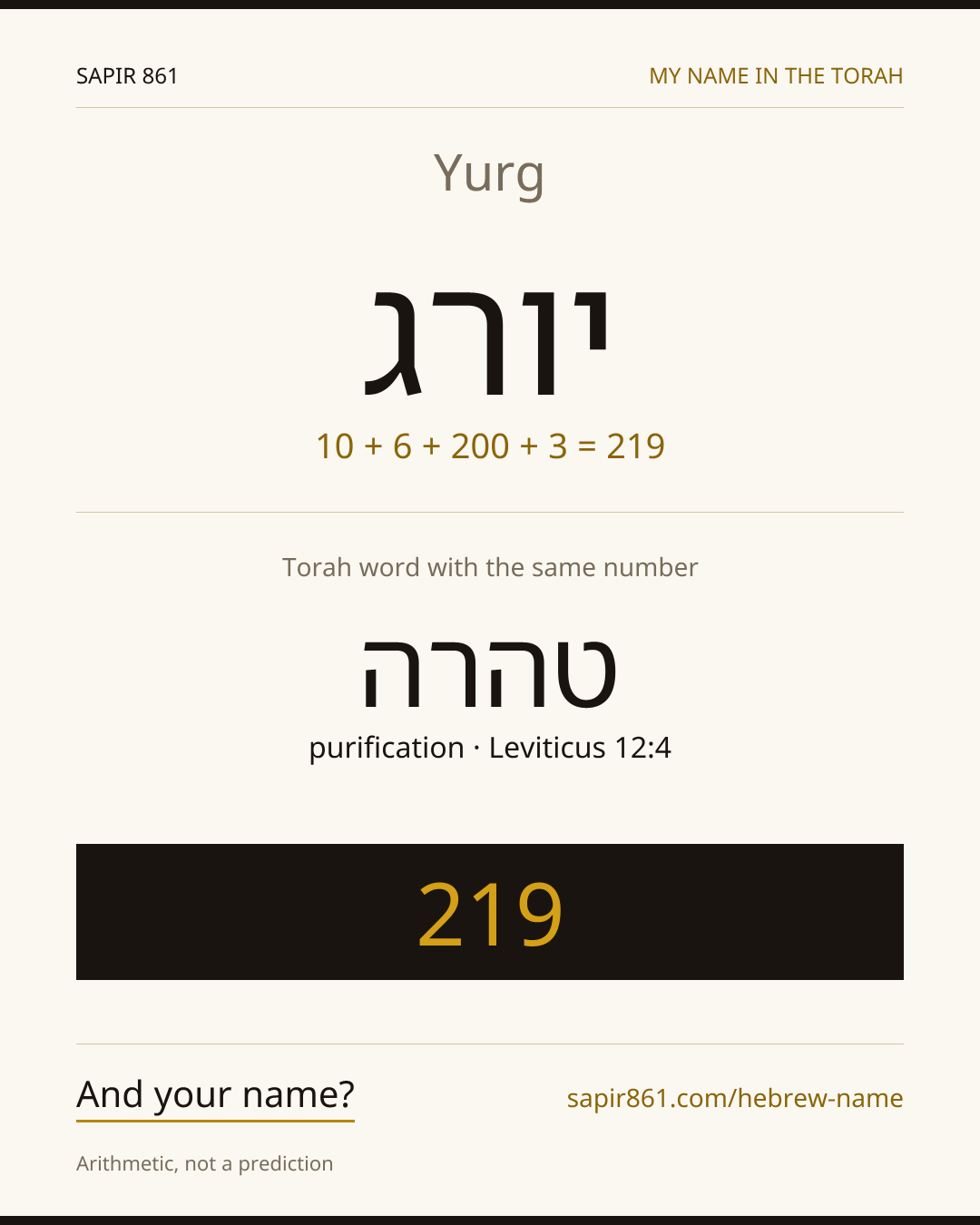 Yurg — יורג