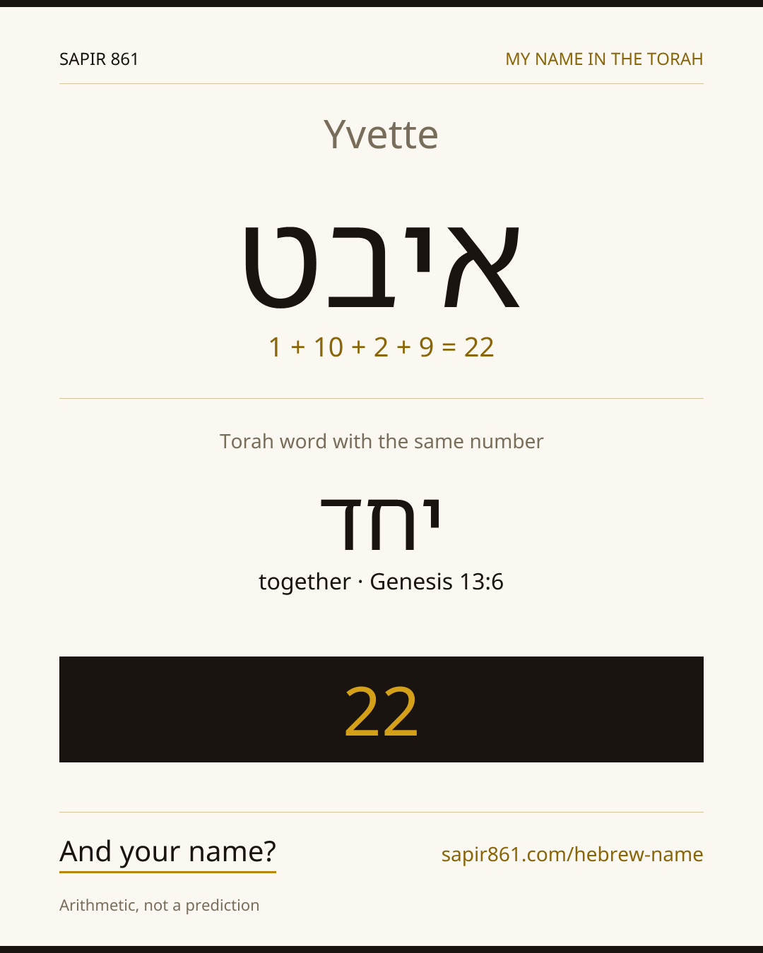 Yvette — איבט