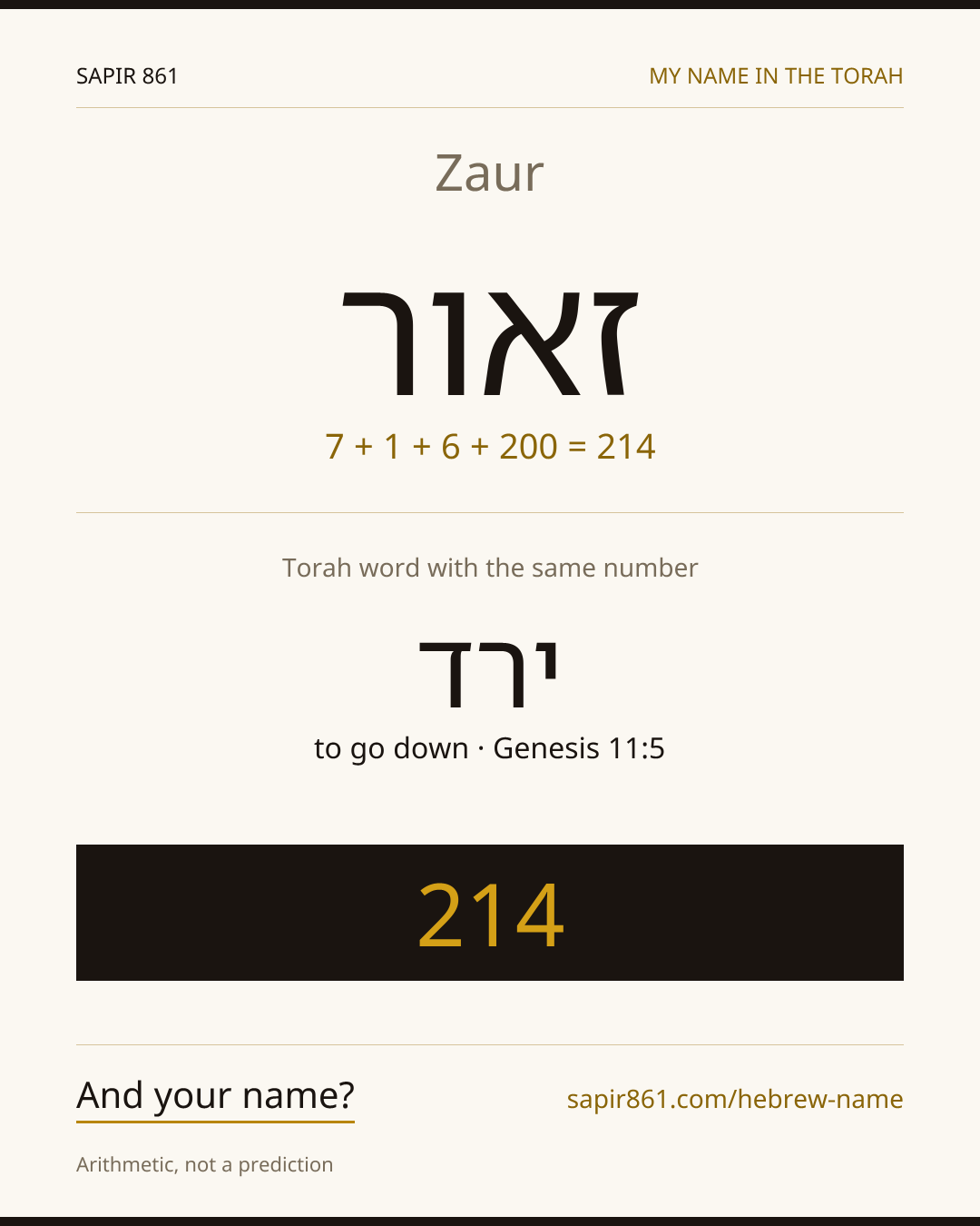Zaur — זאור