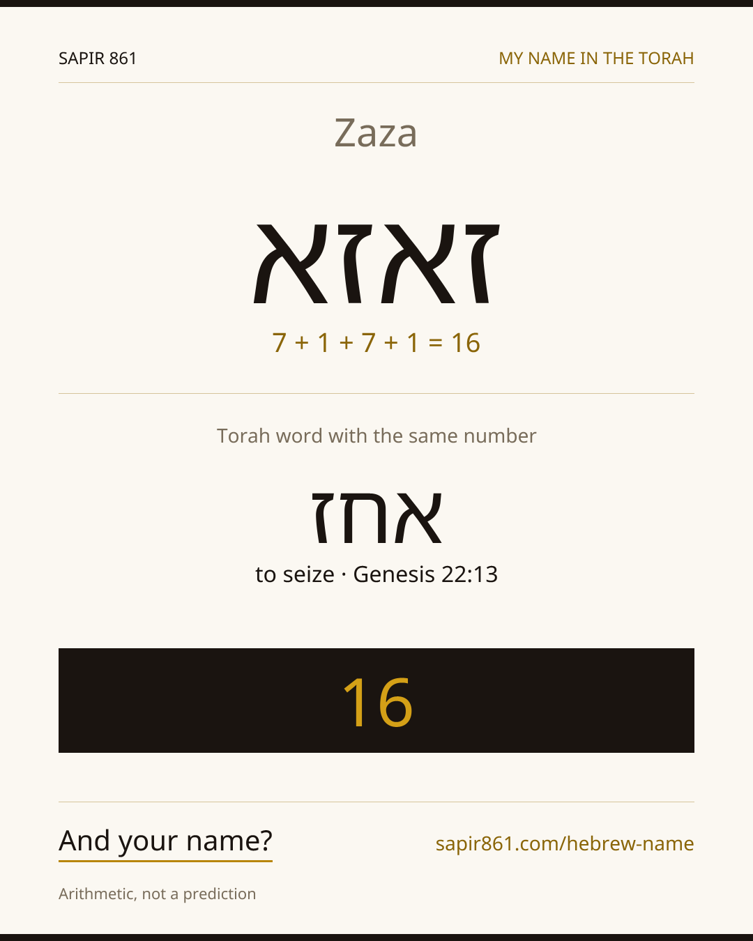 Zaza — זאזא