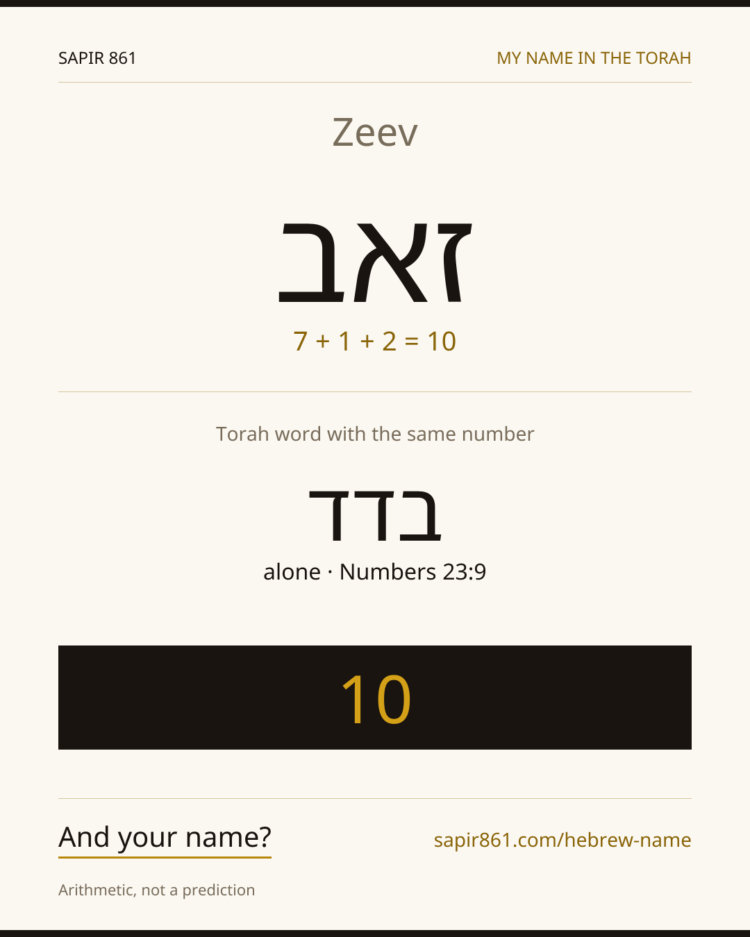 Zeev — זאב