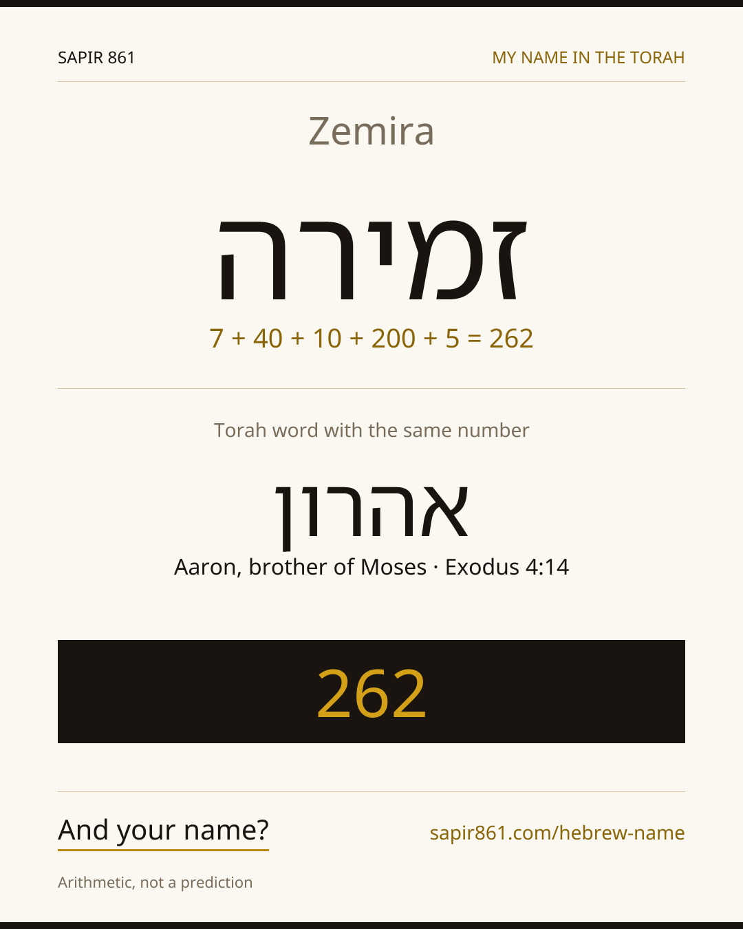 Zemira — זמירה
