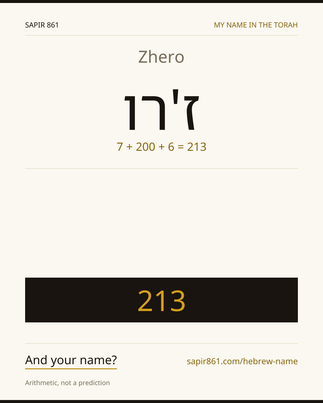 Zhero — ז'רו