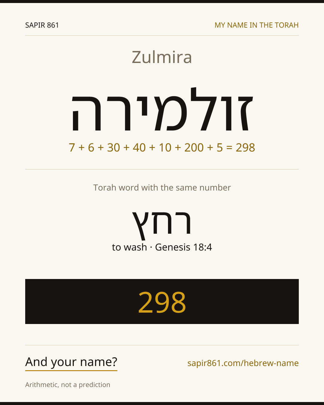 Zulmira — זולמירה