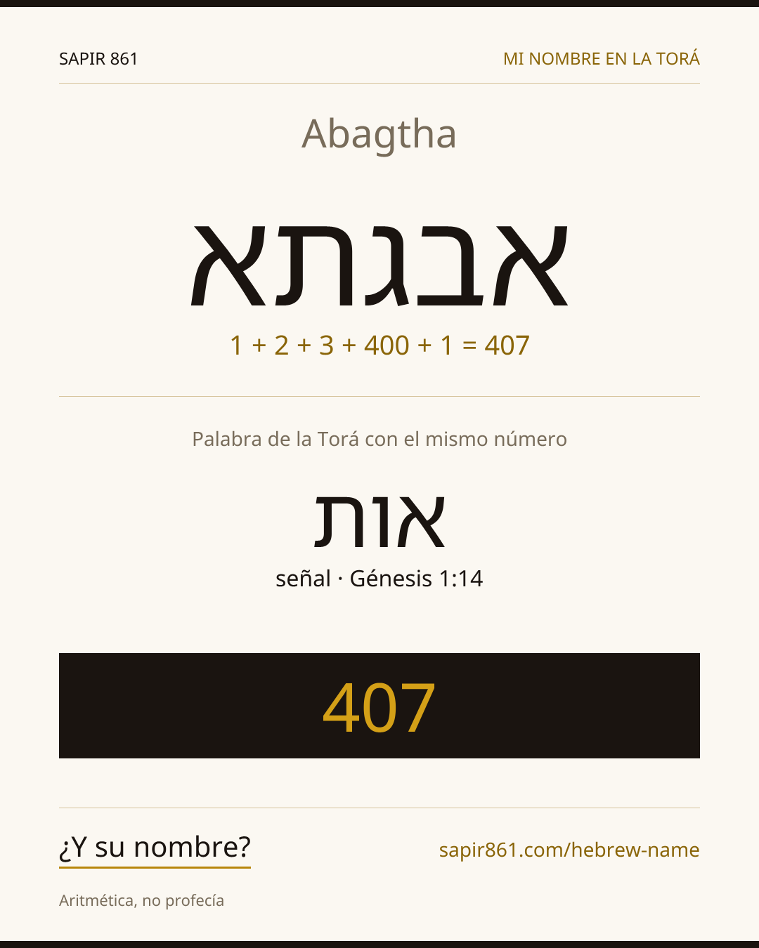 Abagtha — אבגתא