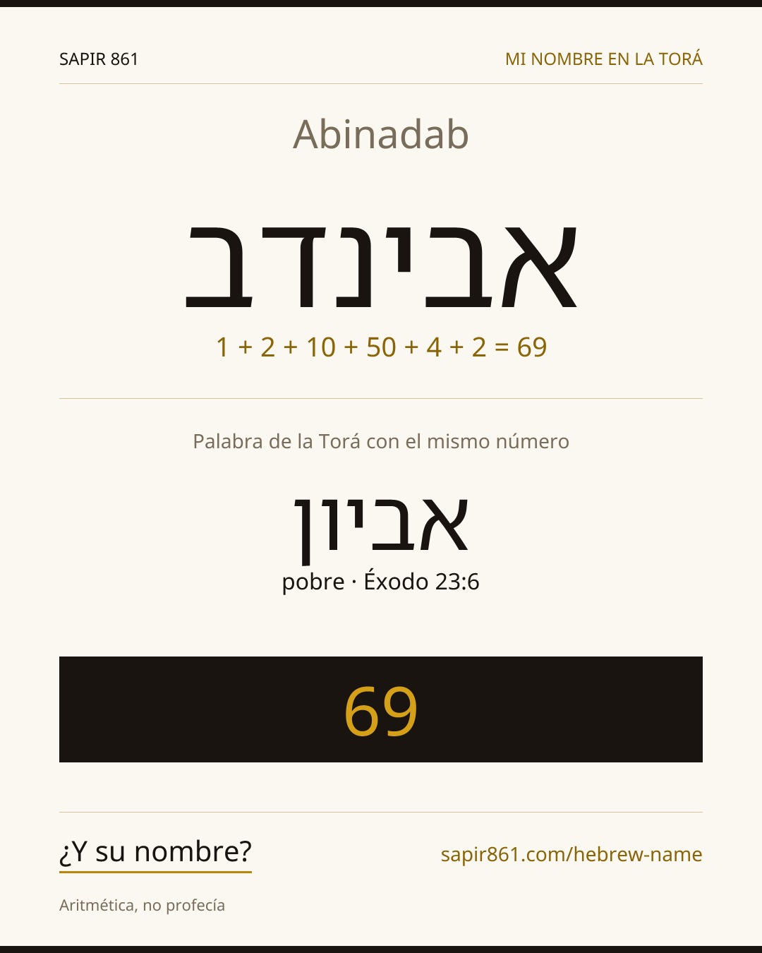 Abinadab — אבינדב