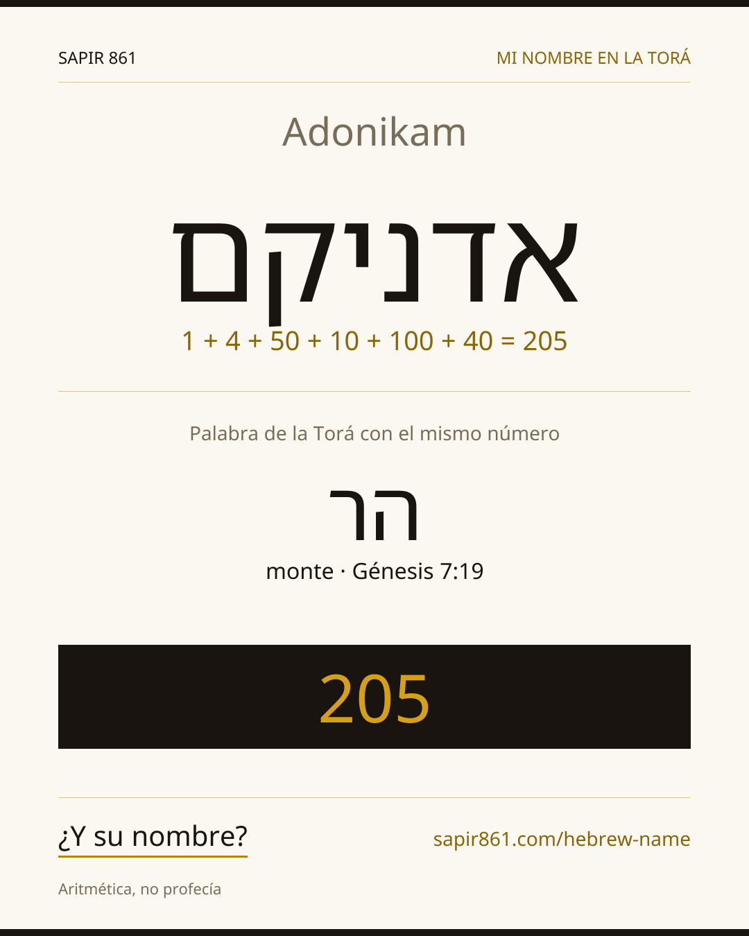 Adonikam — אדניקם