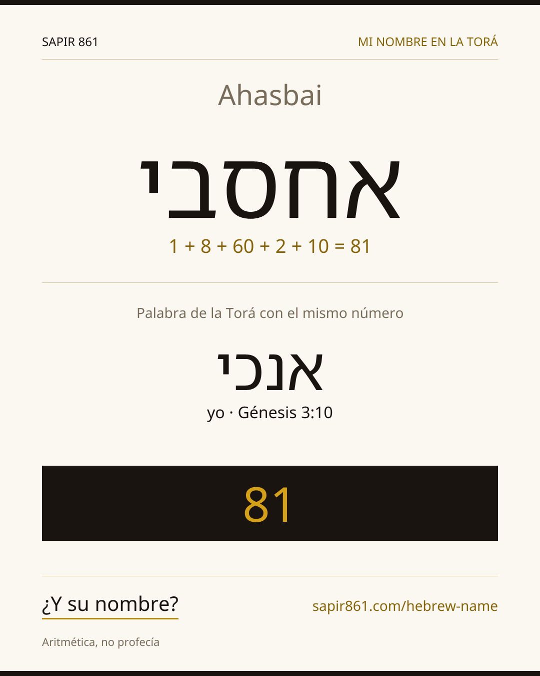 Ahasbai — אחסבי