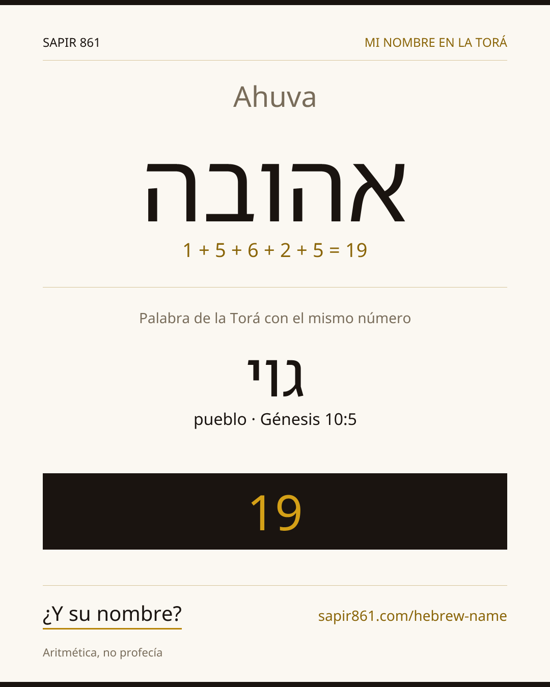 Ahuva — אהובה