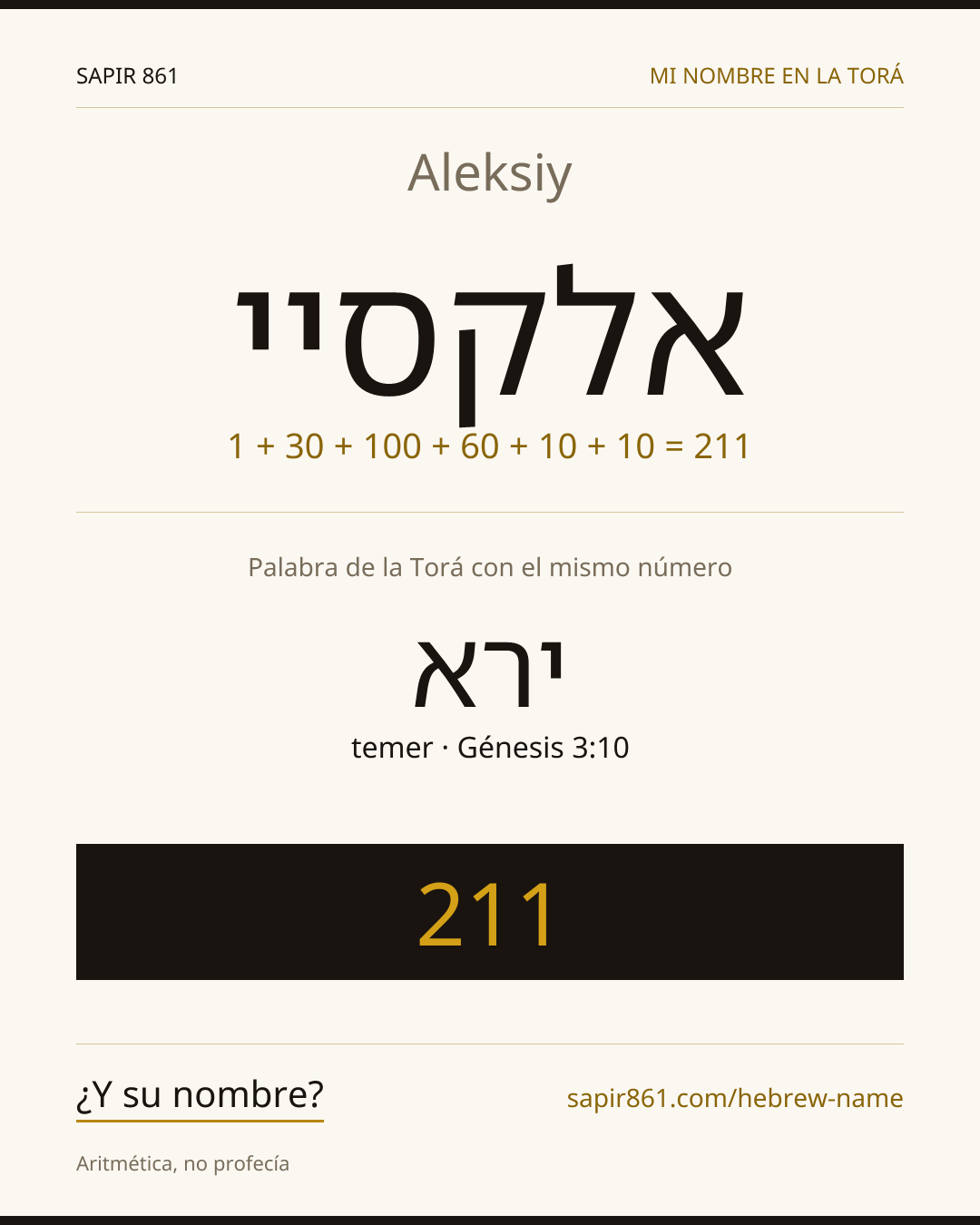 Aleksiy — אלקסיי