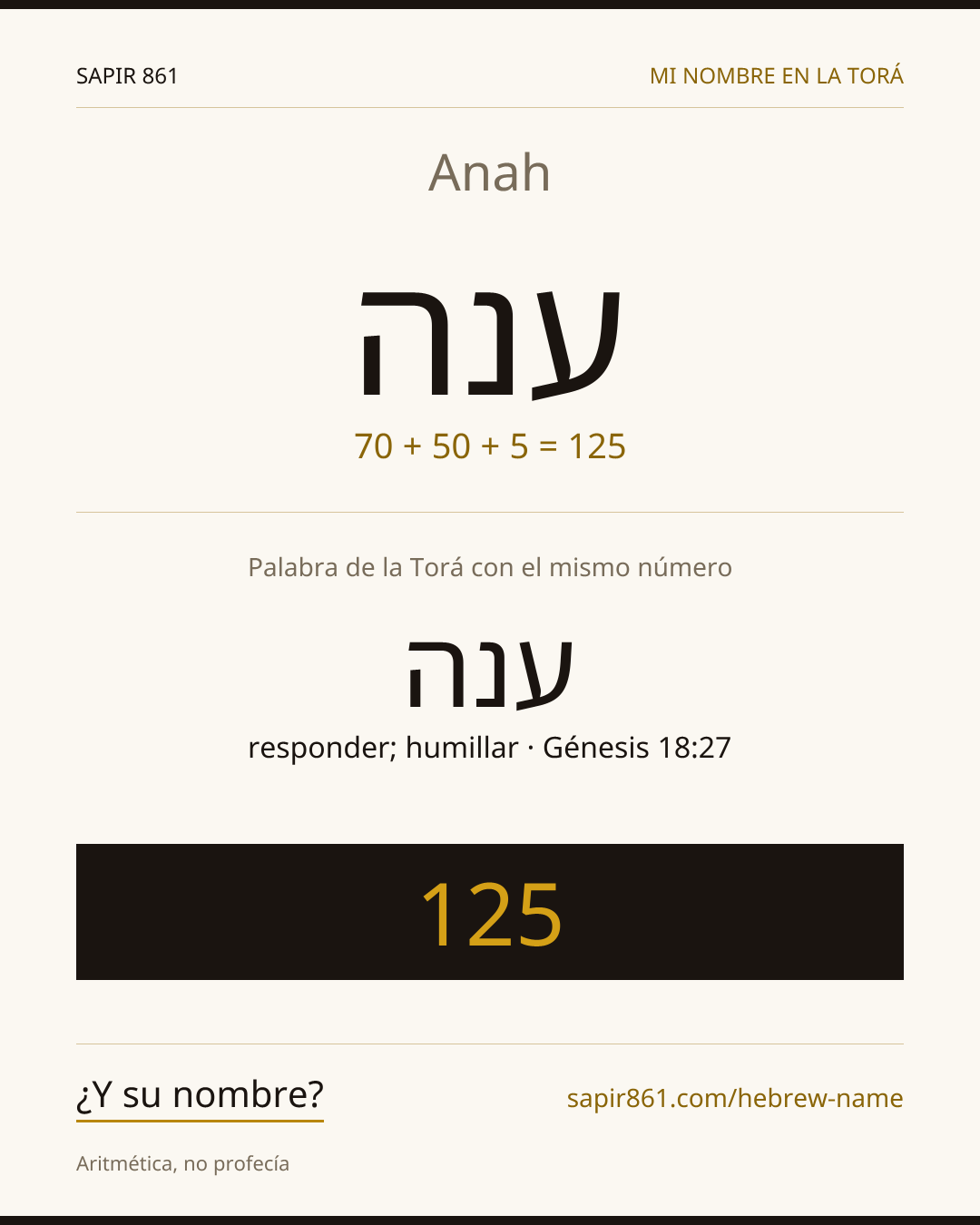 Anah — ענה