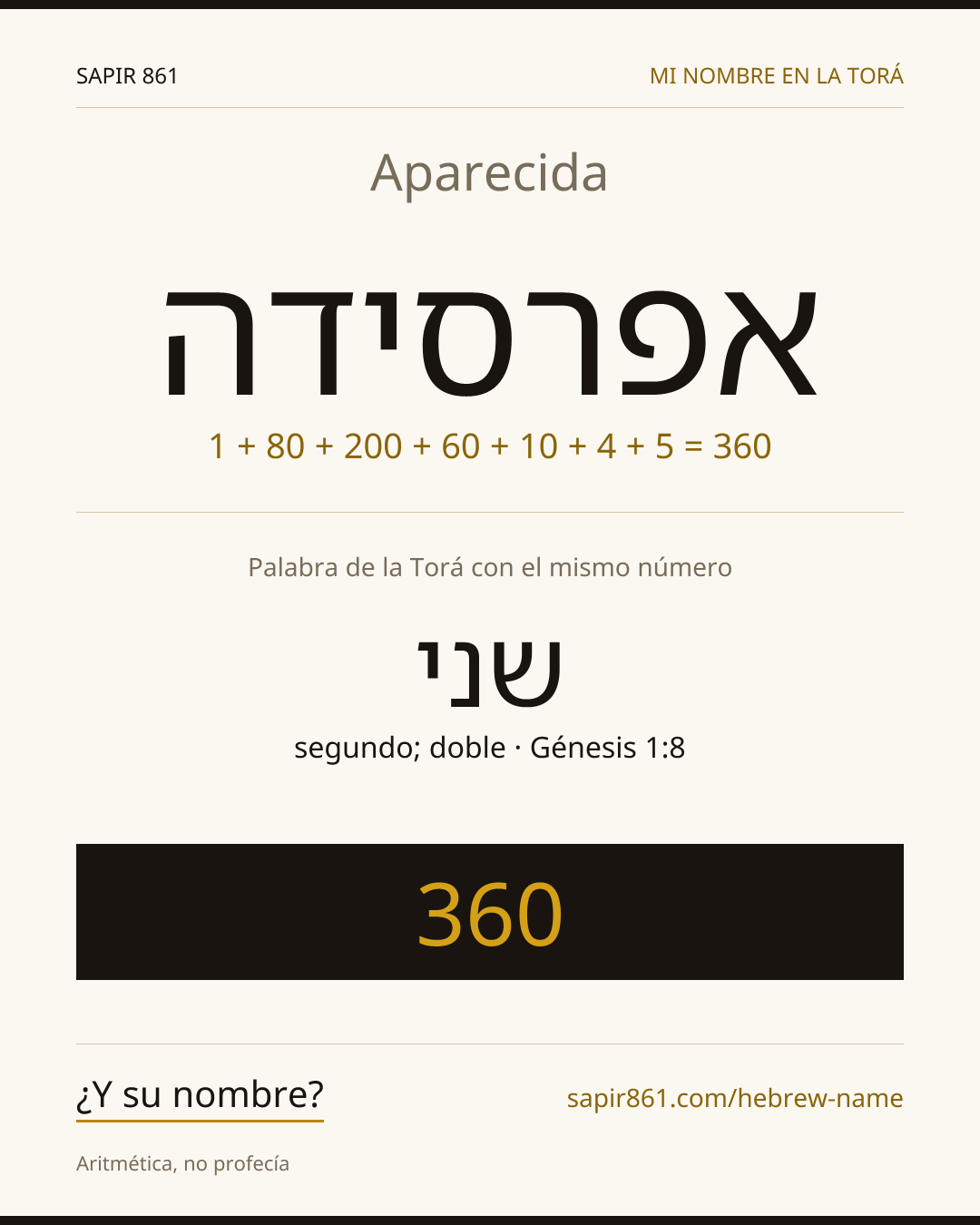 Aparecida — אפרסידה