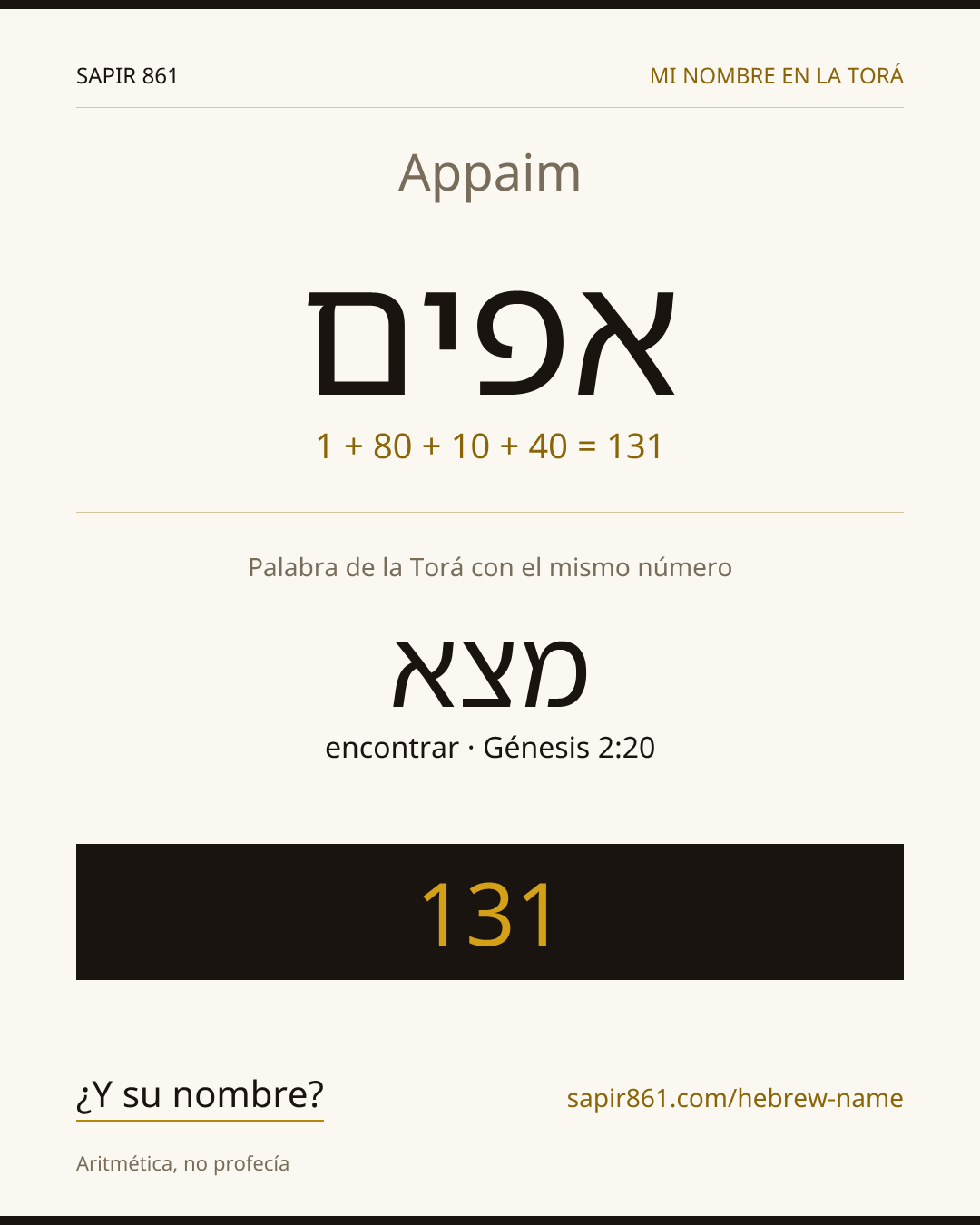 Appaim — אפים