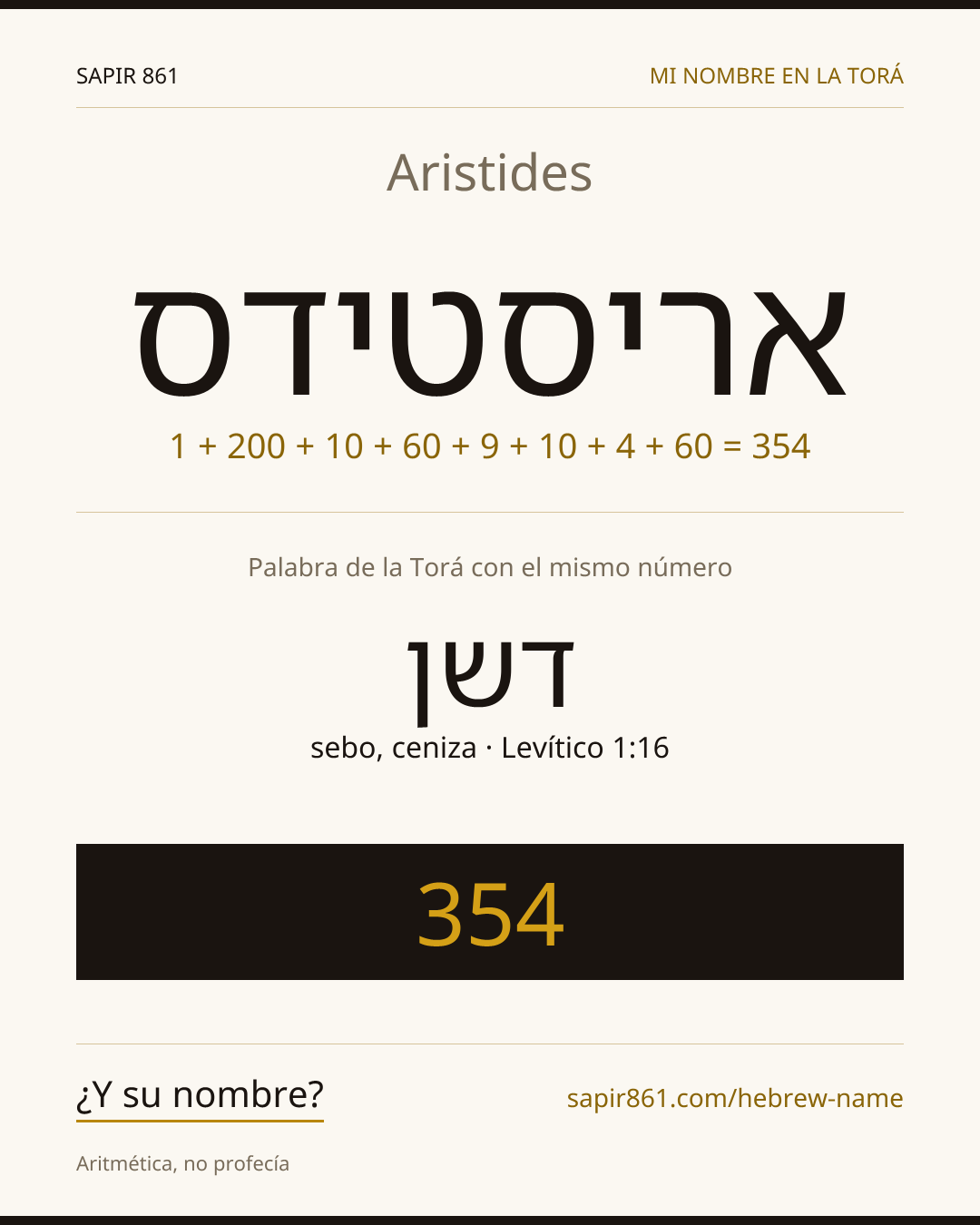 Aristides — אריסטידס