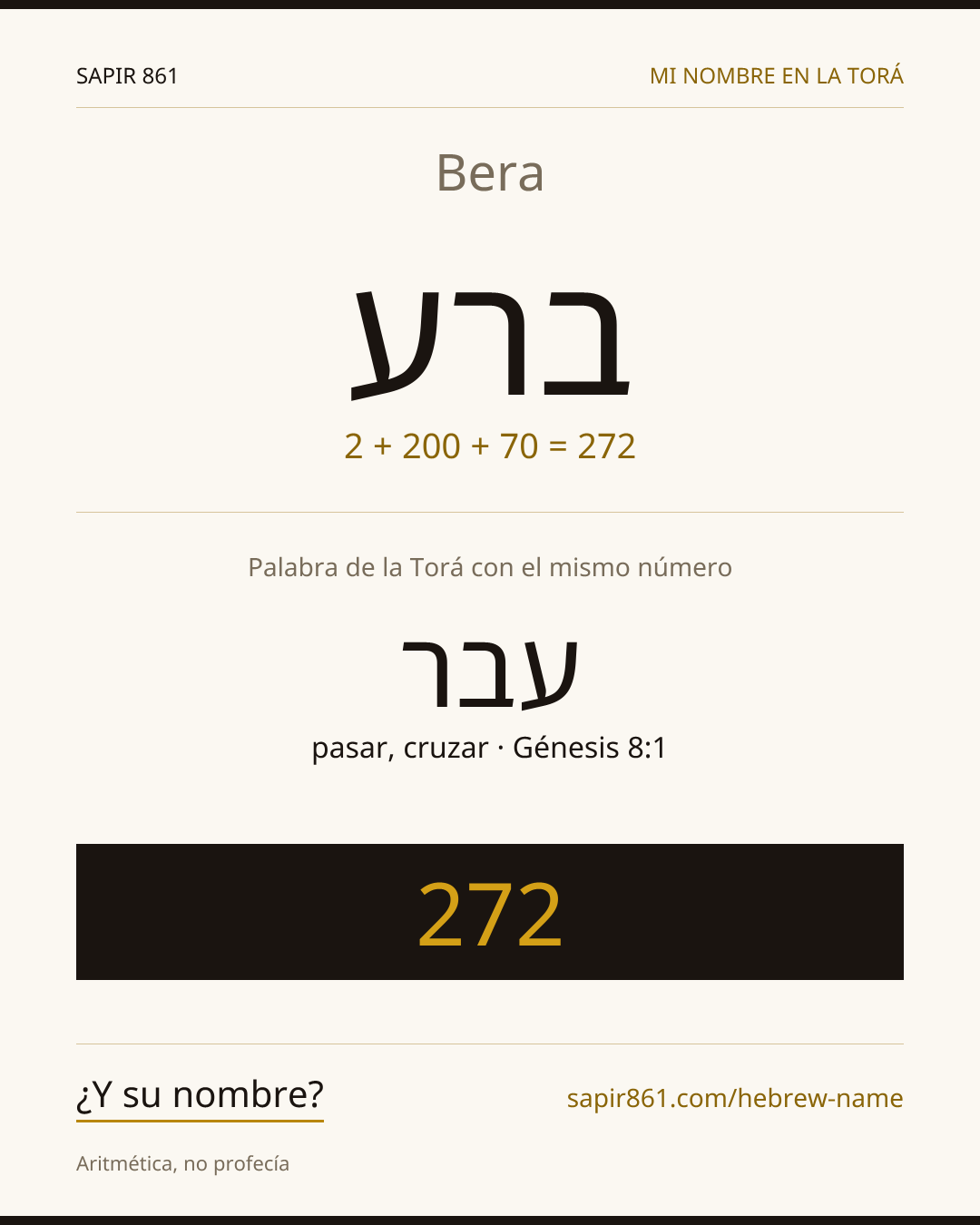 Bera — ברע