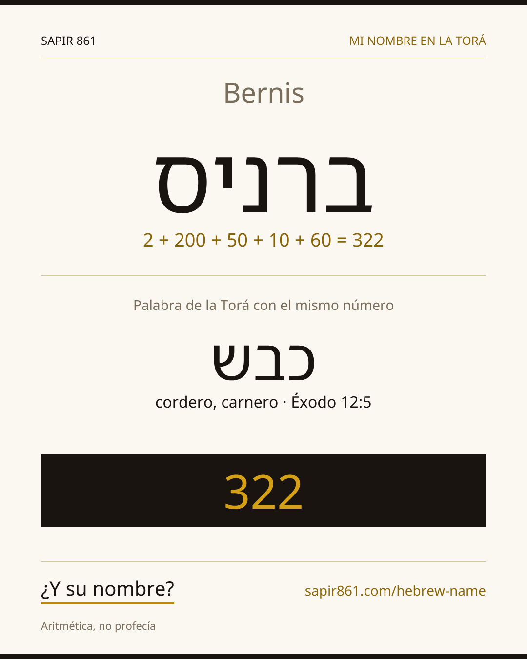 Bernis — ברניס