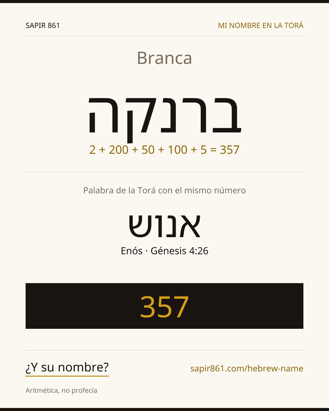 Branca — ברנקה