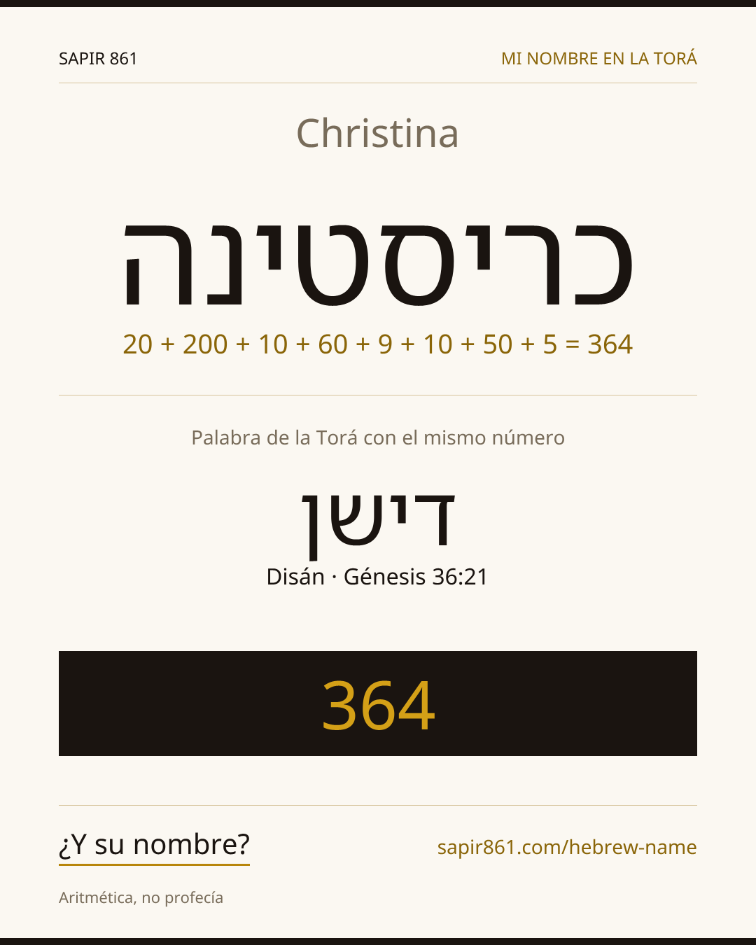 Christina — כריסטינה