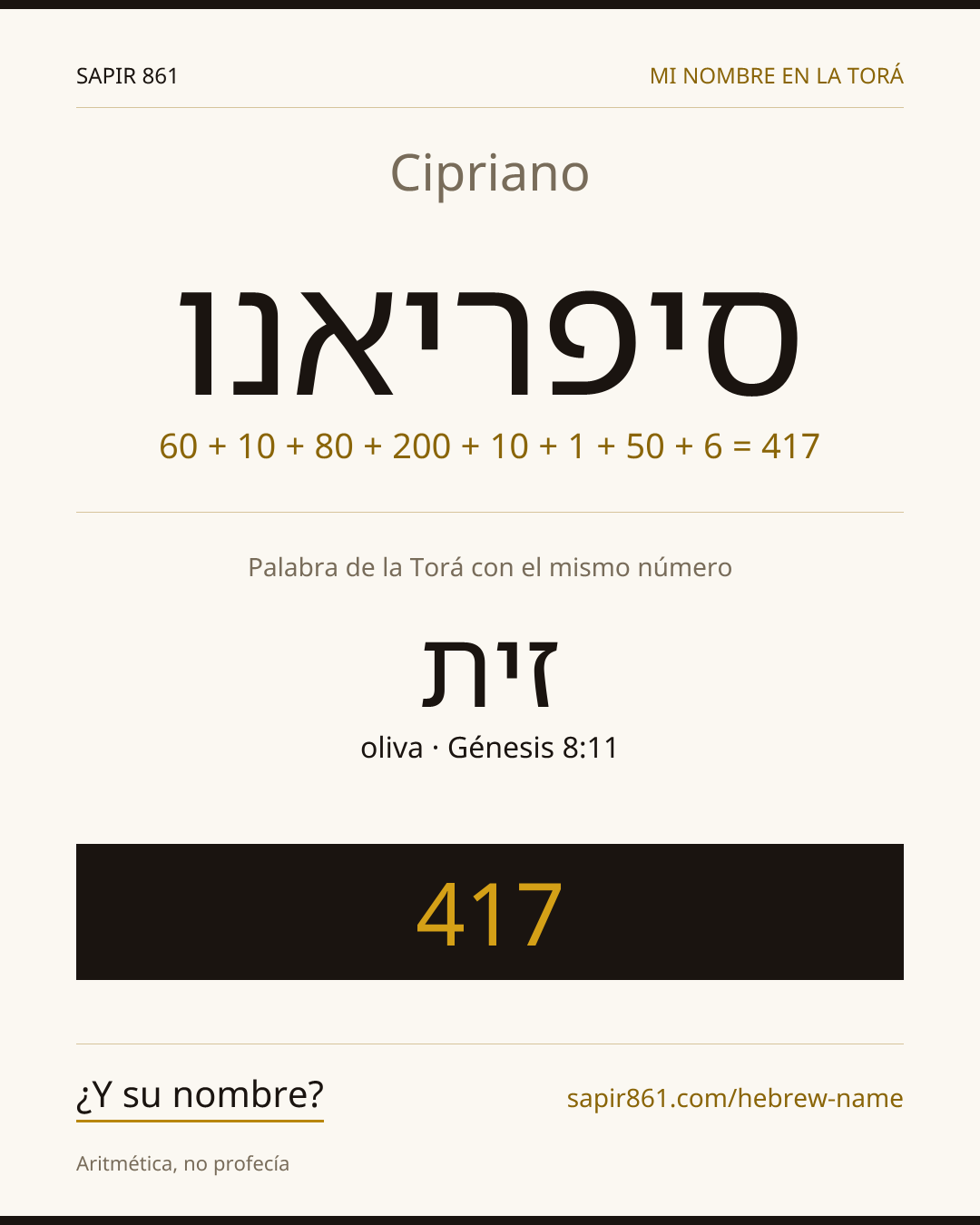 Cipriano — סיפריאנו