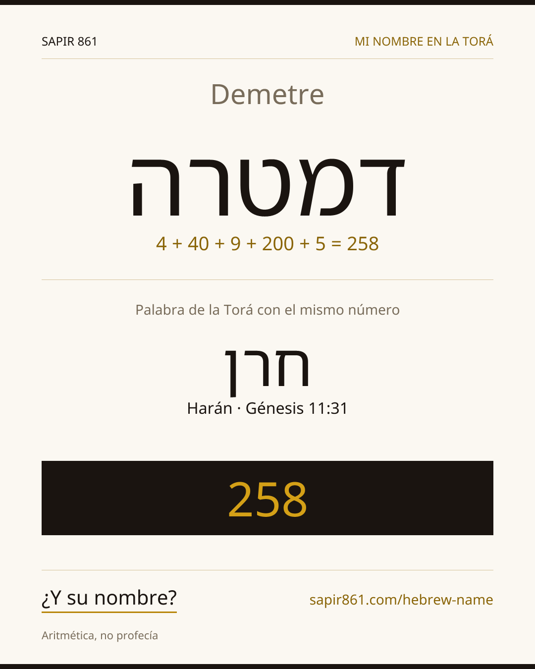 Demetre — דמטרה