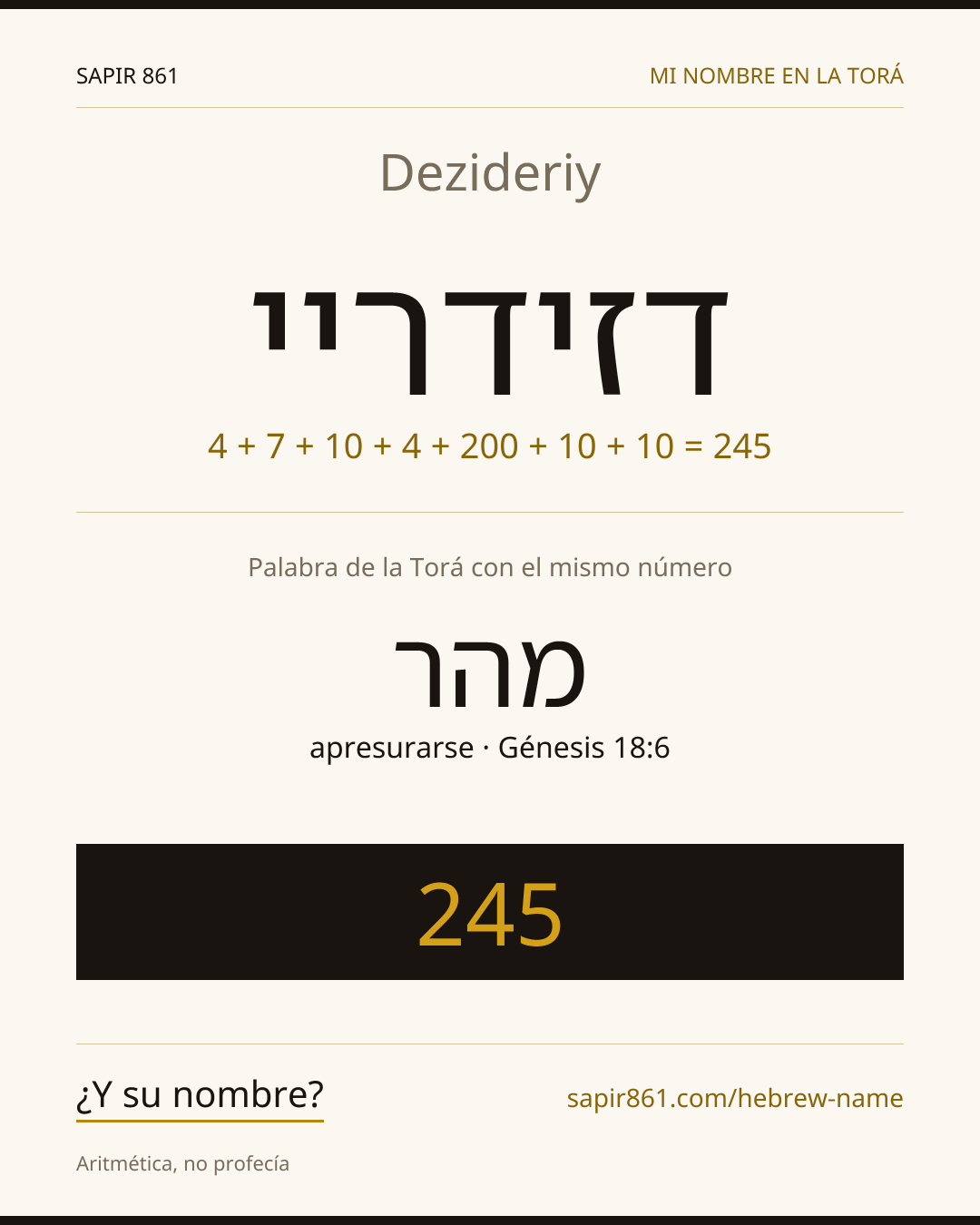 Dezideriy — דזידריי