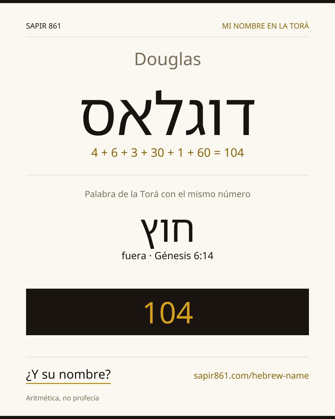 Douglas — דוגלאס