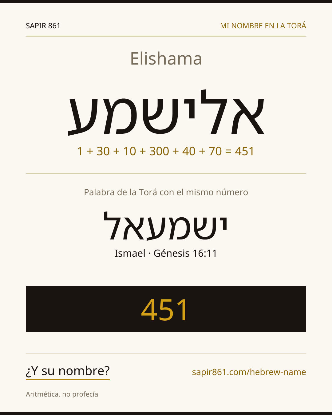 Elishama — אלישמע
