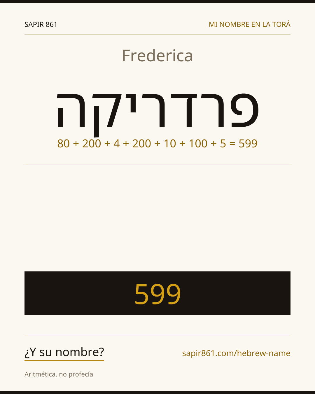 Frederica — פרדריקה