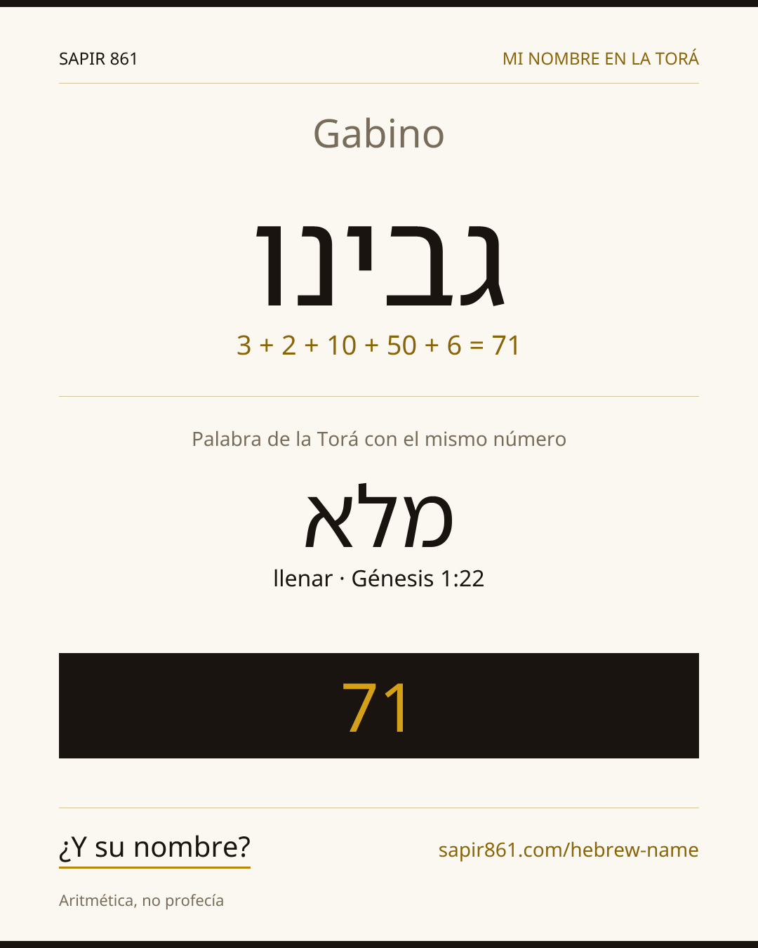 Gabino — גבינו