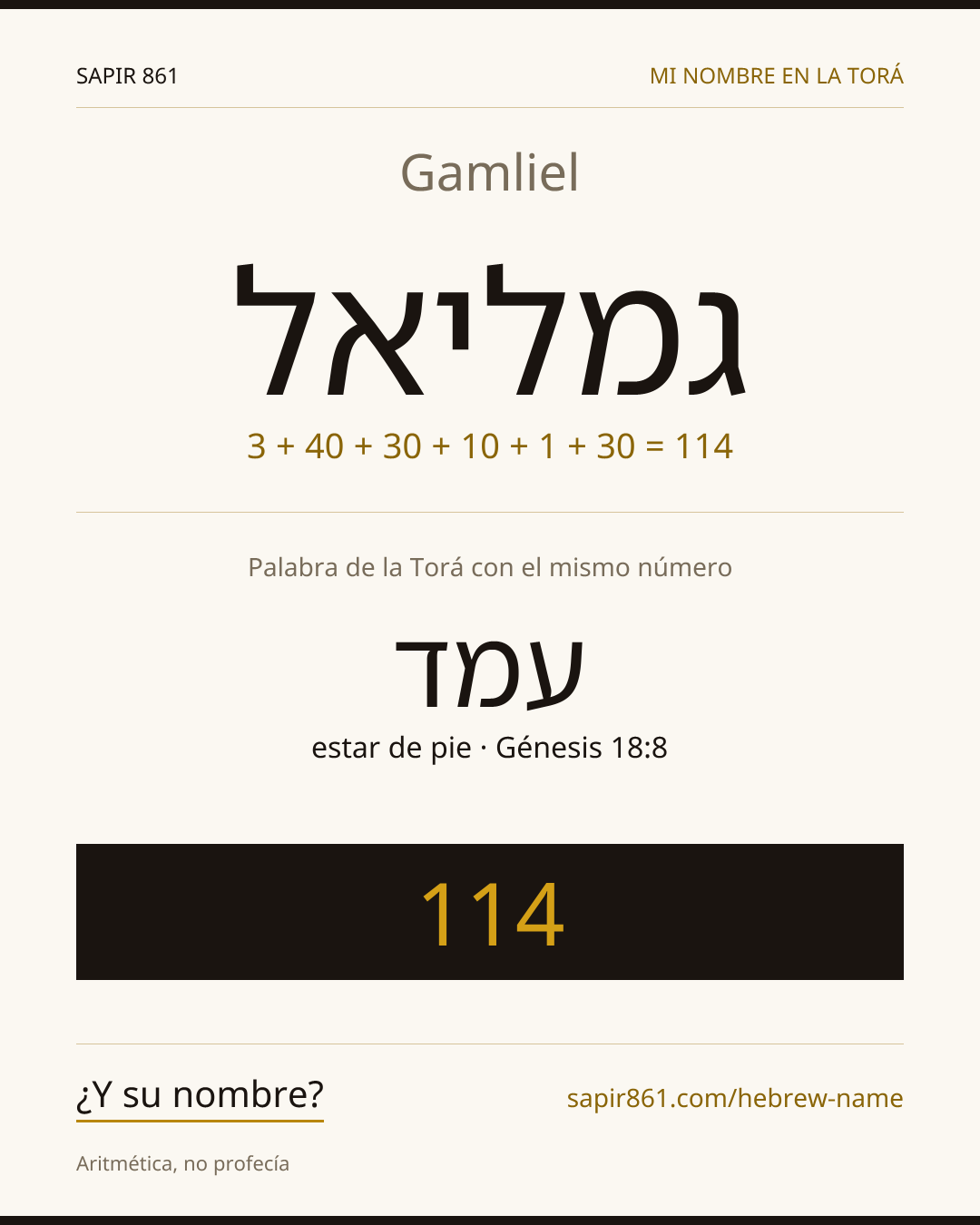 Gamliel — גמליאל
