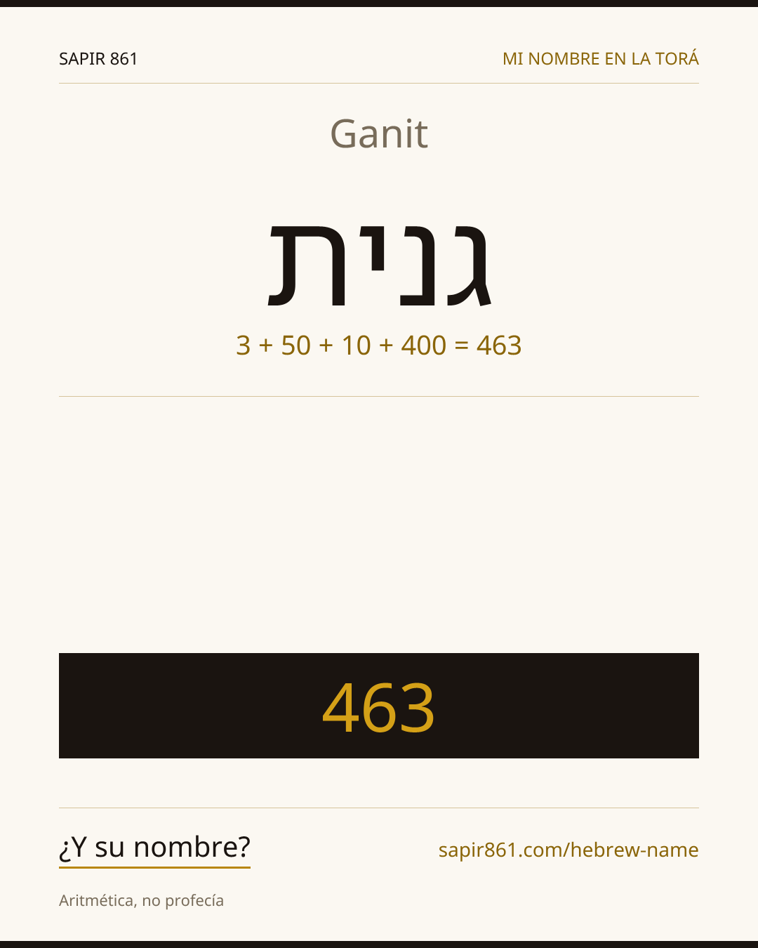 Ganit — גנית