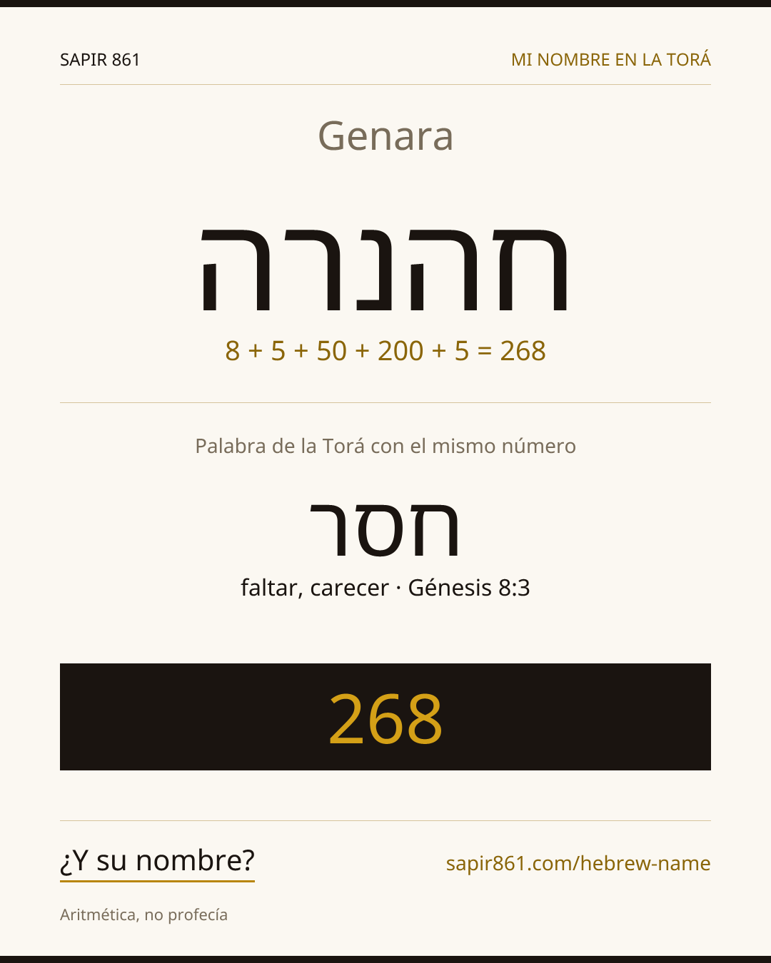 Genara — חהנרה