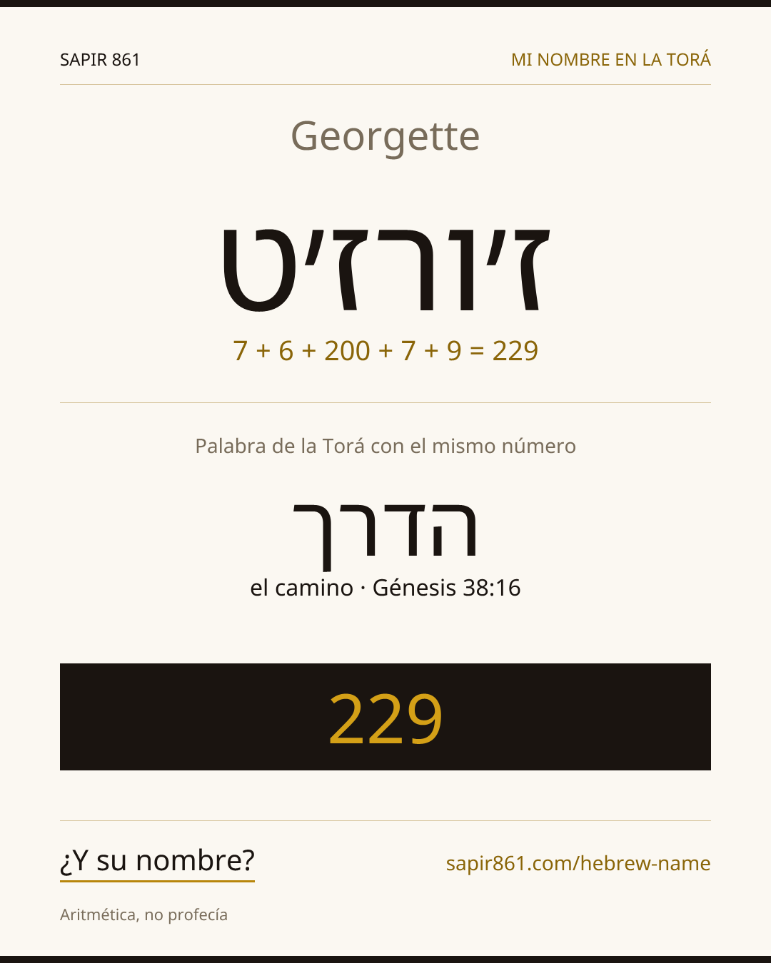 Georgette — ז׳ורז׳ט