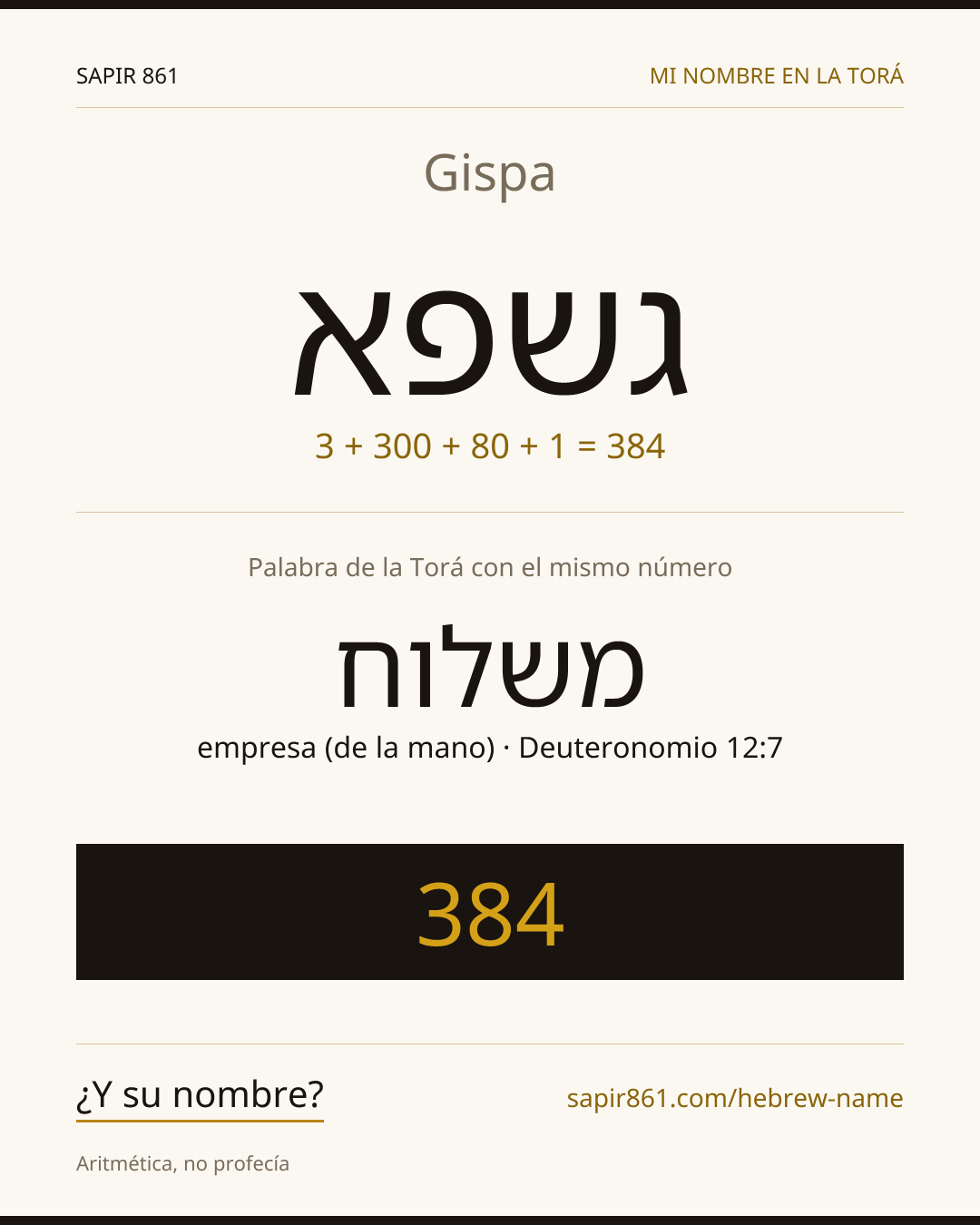 Gispa — גשפא