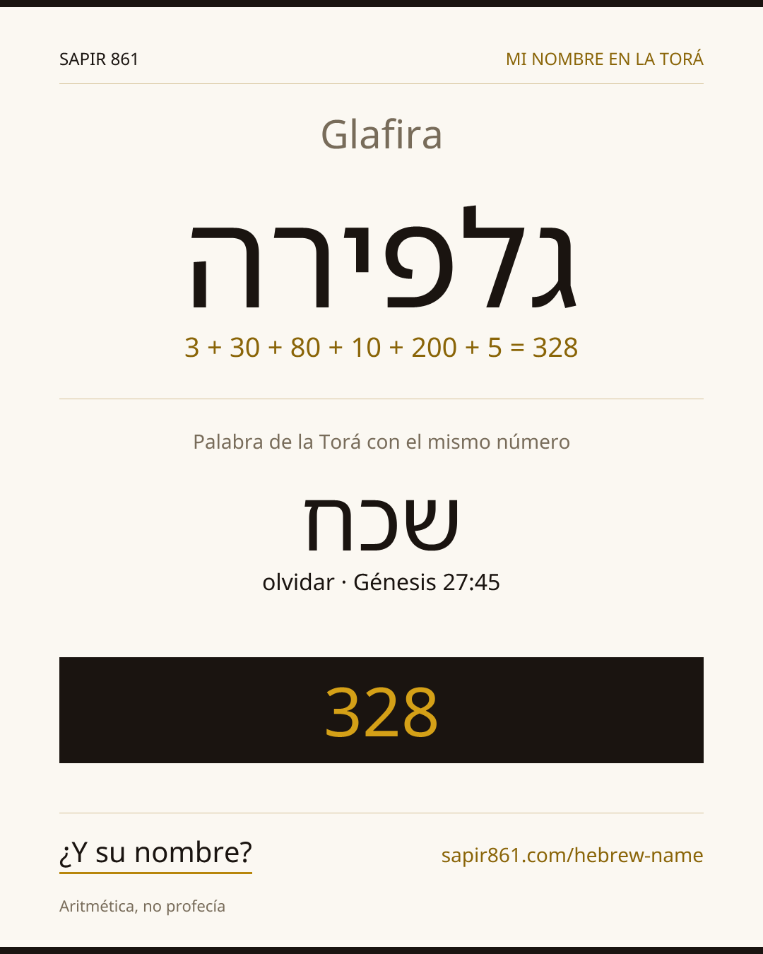 Glafira — גלפירה