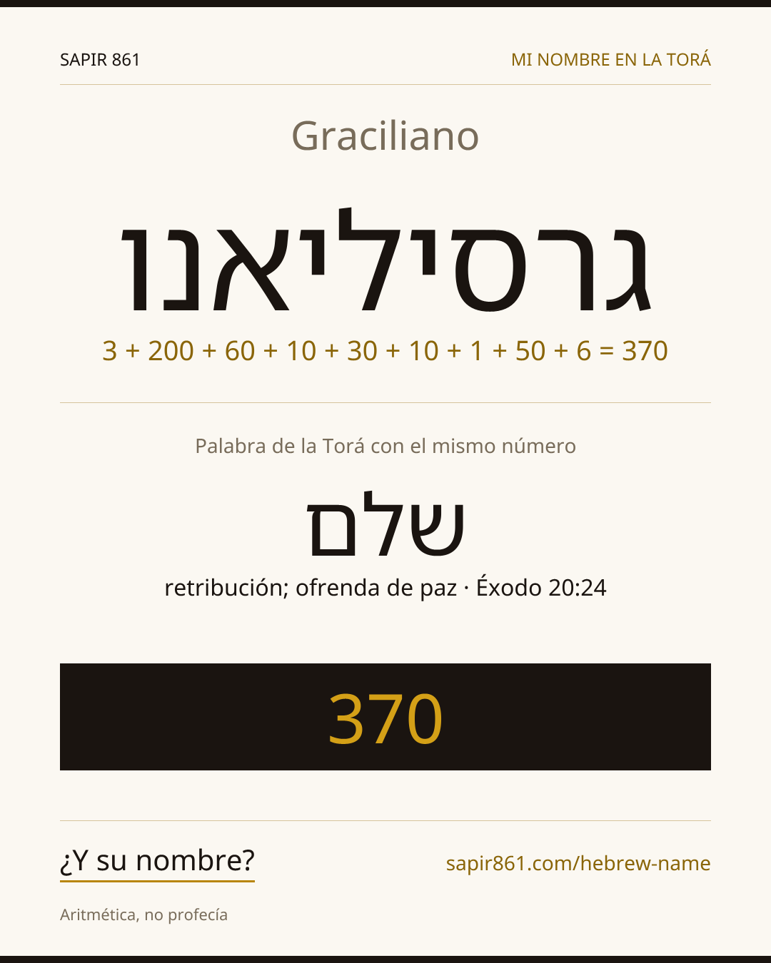 Graciliano — גרסיליאנו