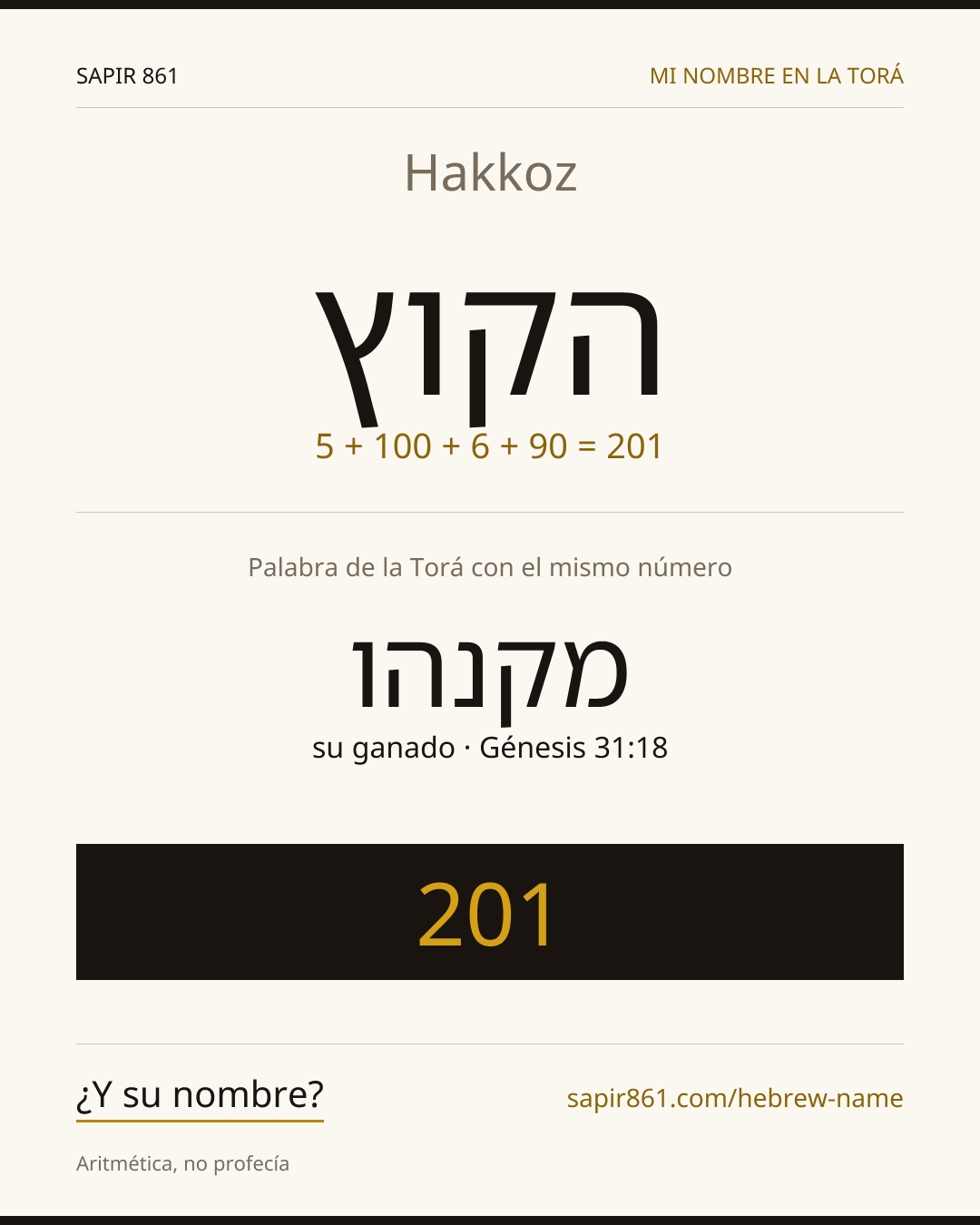 Hakkoz — הקוץ