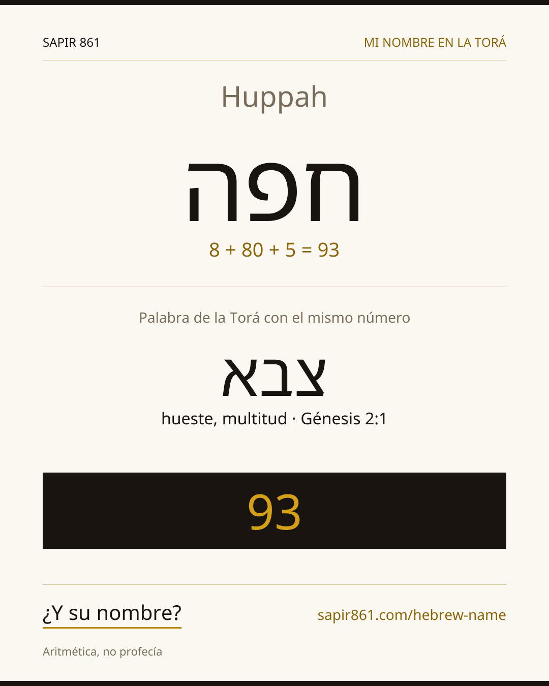 Huppah — חפה