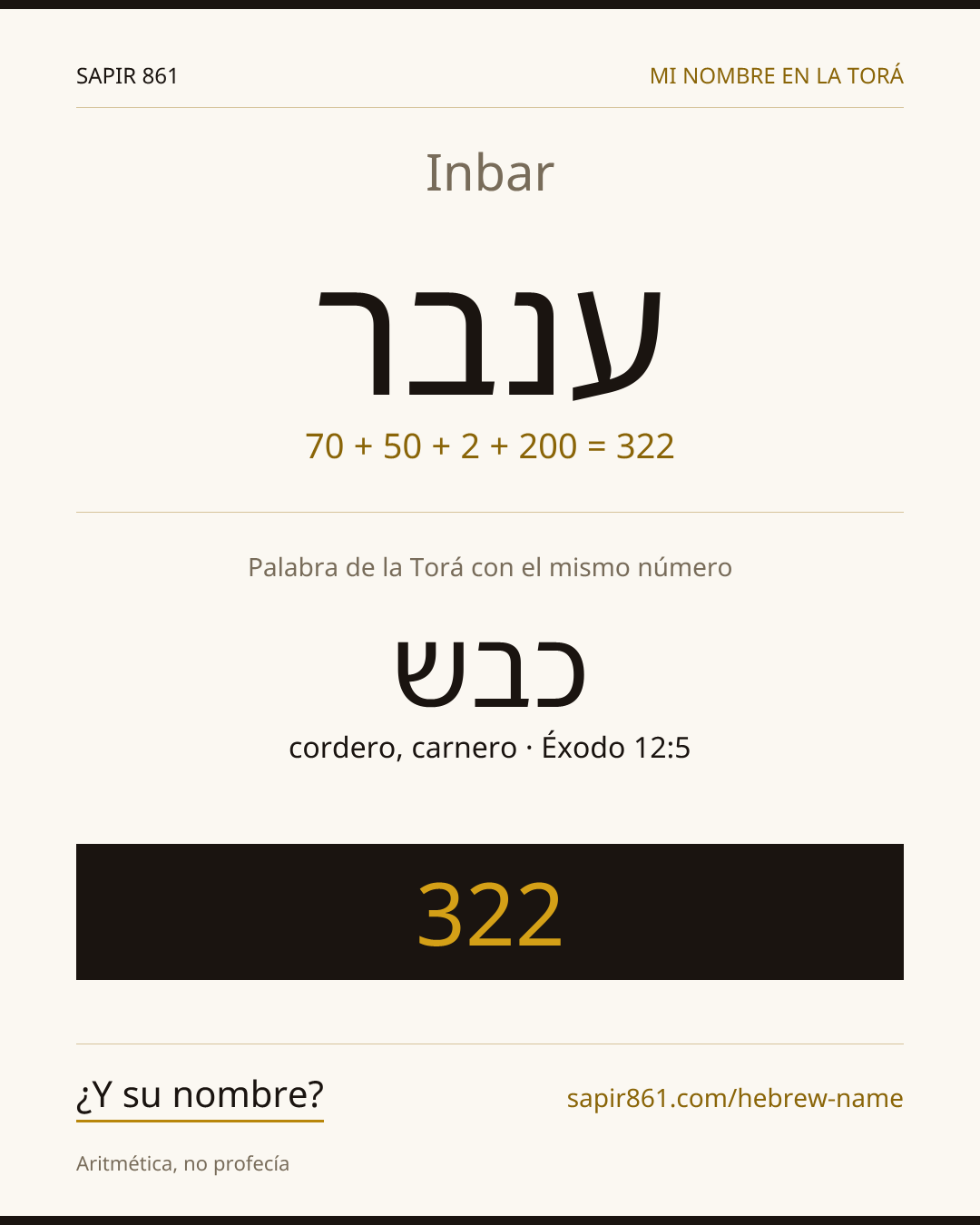 Inbar — ענבר