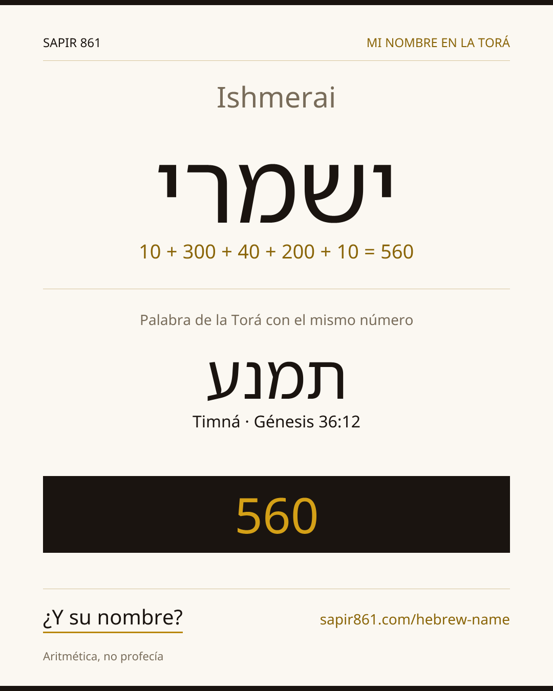 Ishmerai — ישמרי