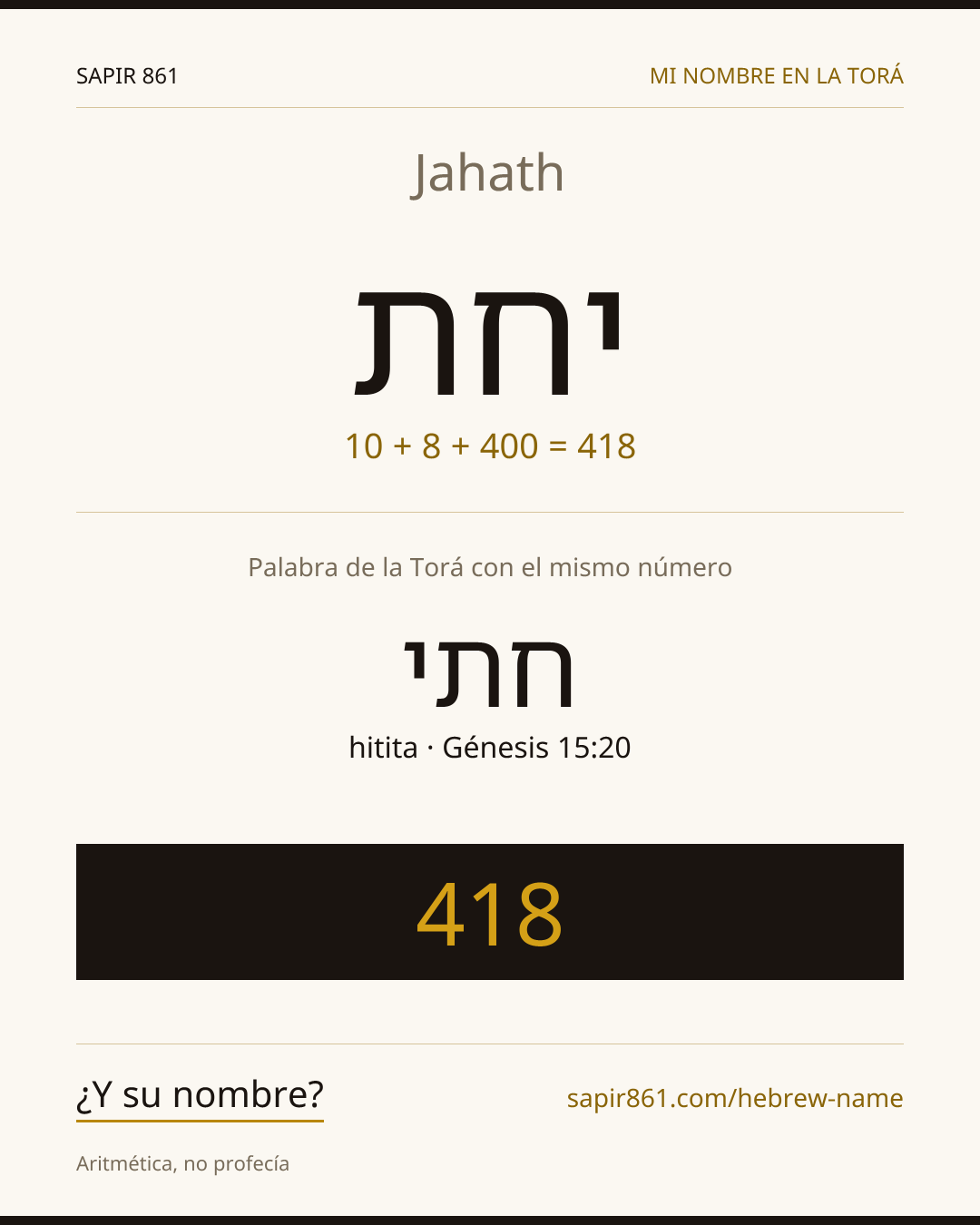 Jahath — יחת
